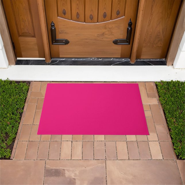 Felpudo Doormat rosa caliente (Exterior)