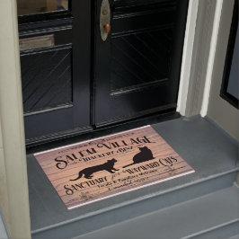 Felpudo Doormat santuario de gatos de la aldea Salem