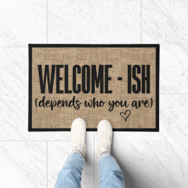 Felpudo Doormat sarcástico gracioso de bienvenida