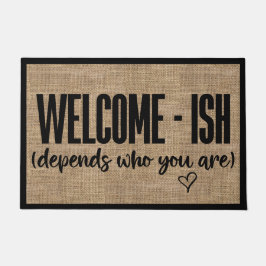 Felpudo Doormat sarcástico gracioso de bienvenida