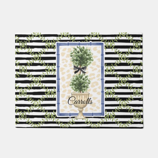 Felpudo Doormat topiary (Anverso)