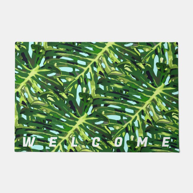 Felpudo Doormat tropical (Anverso)
