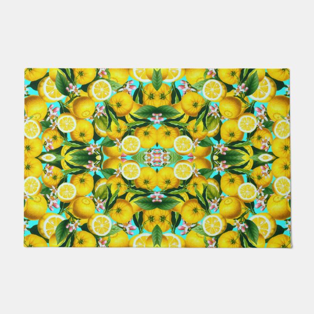 FELPUDO DOORMAT TROPICAL LEMONS (Anverso)
