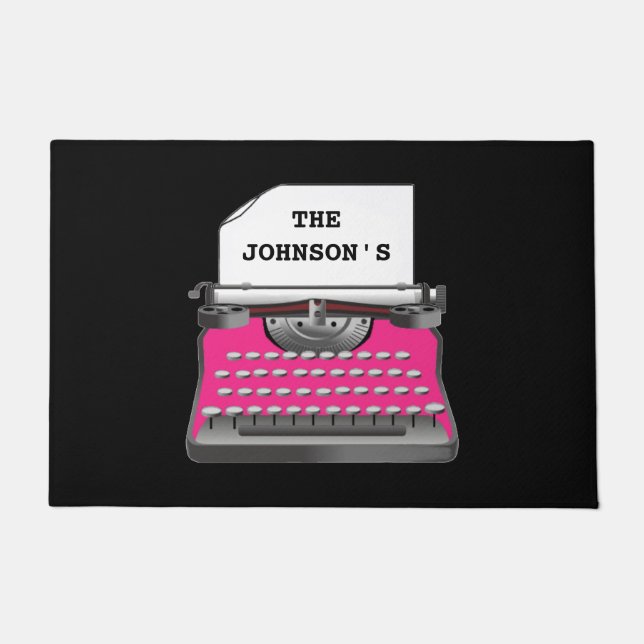 FELPUDO DOORMAT "TYPEWRITER" (Anverso)