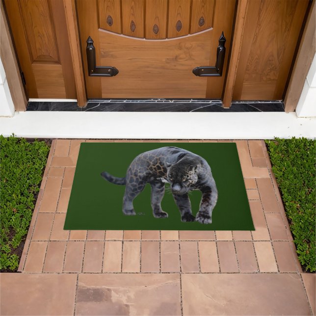 Felpudo Doormat verde de Jaguar Diablo (Exterior)