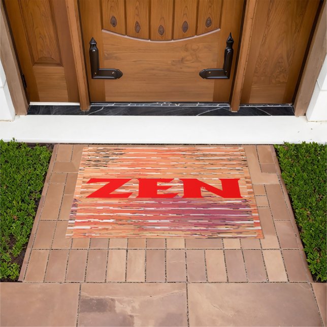 Felpudo Doormat zen red ceds (Exterior)