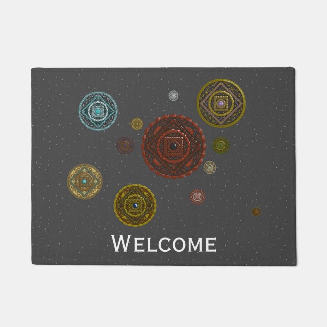 Felpudo Doormat zodiaco (Anverso)