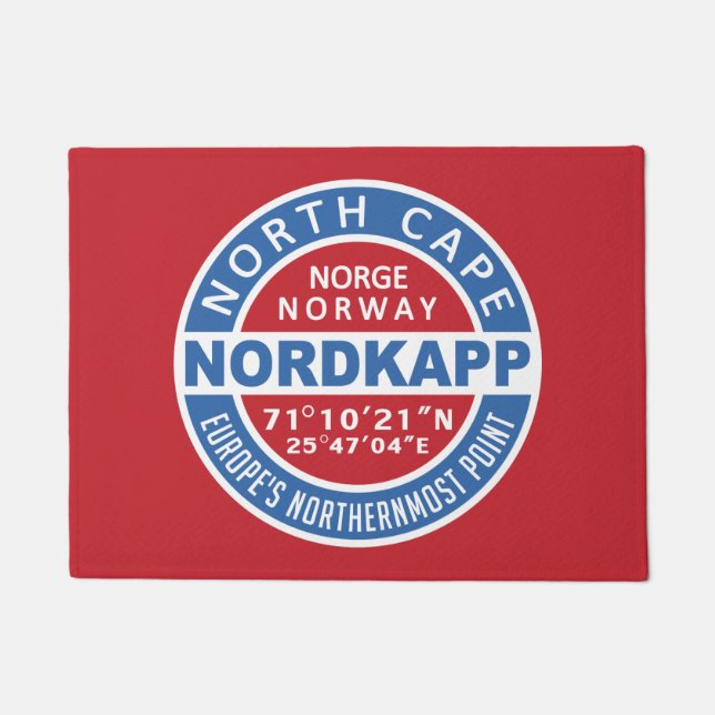 Felpudo Doormatas de Noruega de NORDKAPP (Anverso)