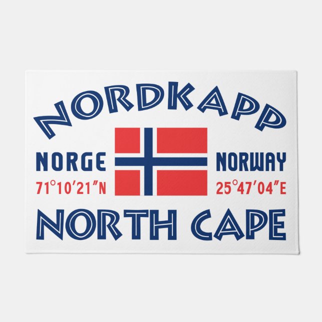 Felpudo Doormatas de Noruega de NORDKAPP (Anverso)
