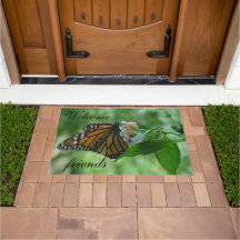 Doormats de la mariposa de monarca
