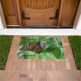Felpudo Doormats de la mariposa de monarca
