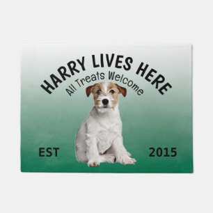 Felpudo Doorna personalizada de Jack Russell Terrier
