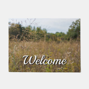 Felpudo Dormat de la bienvenida a Prairie