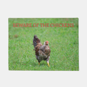 Felpudo Dormat de pollo