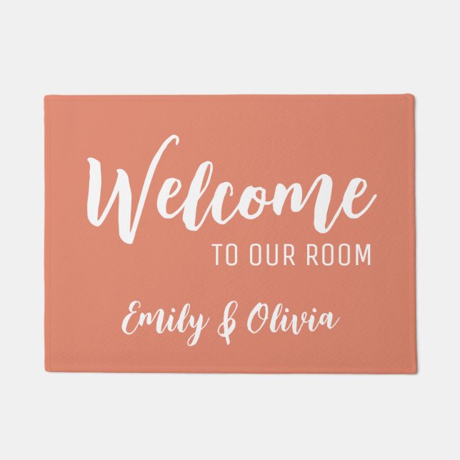 Felpudo Dormitorio con nombre(s) (Anverso)