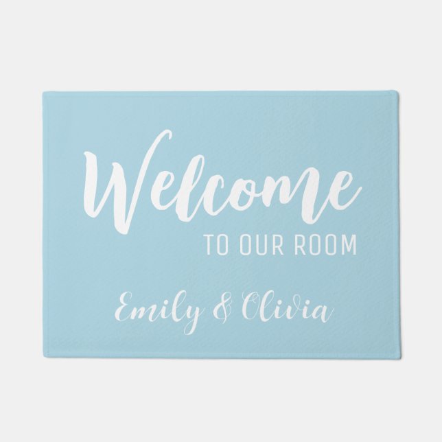 Felpudo Dormitorio con nombre(s) (Anverso)