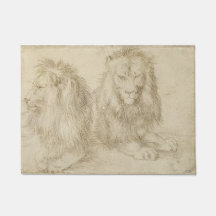 Dos Leones (Animales Silvestres) (Albrecht Durer)
