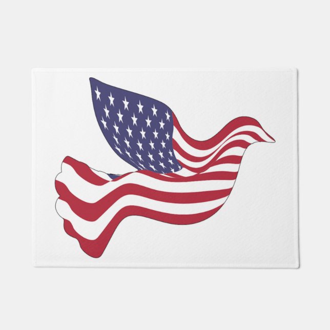 FELPUDO DOVE DE PAZ ESTADOUNIDENSE (Anverso)