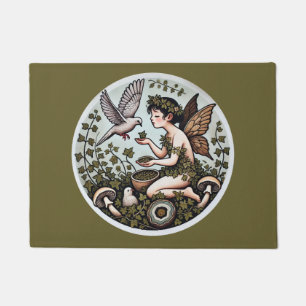 Felpudo Doves Fairy Dove Fairies Amantes de la Naturaleza