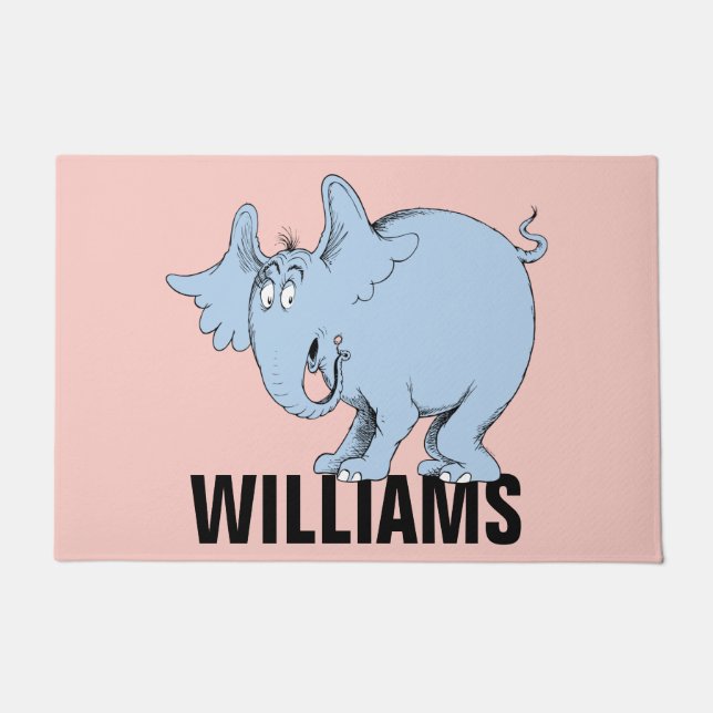 Felpudo Dr. Seuss | Horton Hears Whats (Anverso)