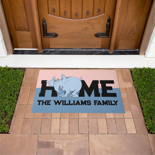 Felpudo Dr. Seuss | Horton oye a Who (Exterior)