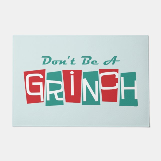 Felpudo Dr. Seuss | No seas grinch (Anverso)