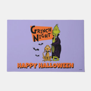 Felpudo Dr. Seuss   Noche del Grinch de Halloween Gráfico