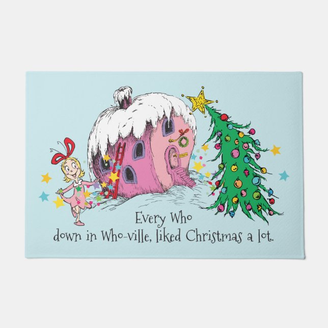 Felpudo Dr. Seuss | Todos los que están en Who-ville (Anverso)