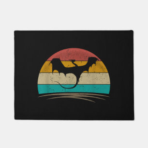 Felpudo Dragón de Dragón Retro de Camisas Dragónicas Mític