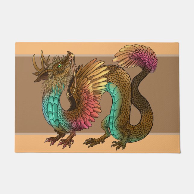 Felpudo Dragón de Feathered (Anverso)