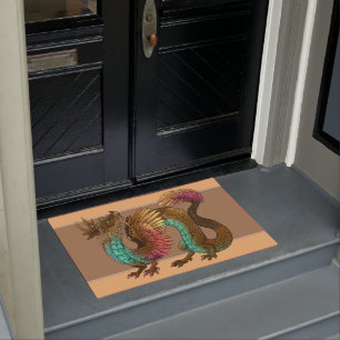 Felpudo Dragón Feathered