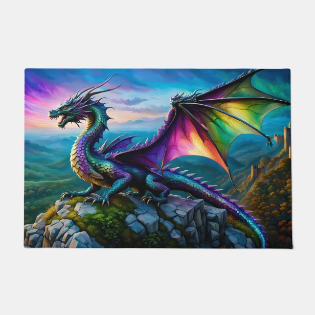 Felpudo Dragones irlandeses protegen su tierra (Anverso)