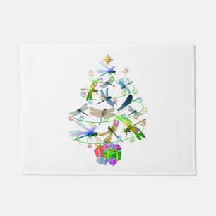 Felpudo Dragonfly Árbol de Navidad Xmas Ornamentos Luces