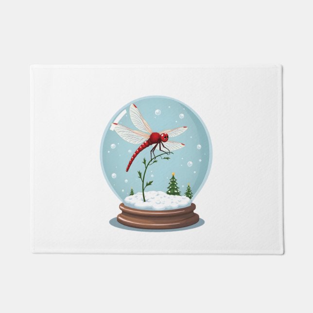 Felpudo Dragonfly de Globe de Nieve (Anverso)