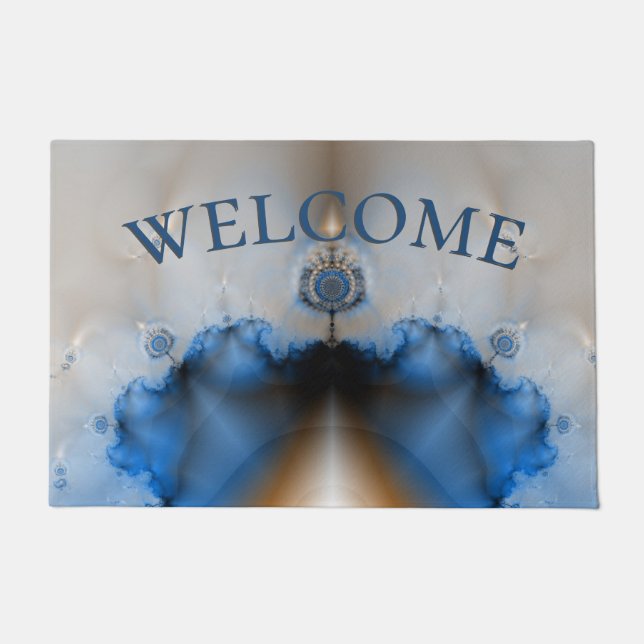 Felpudo Dream Catcher Fractal Doormat (Anverso)