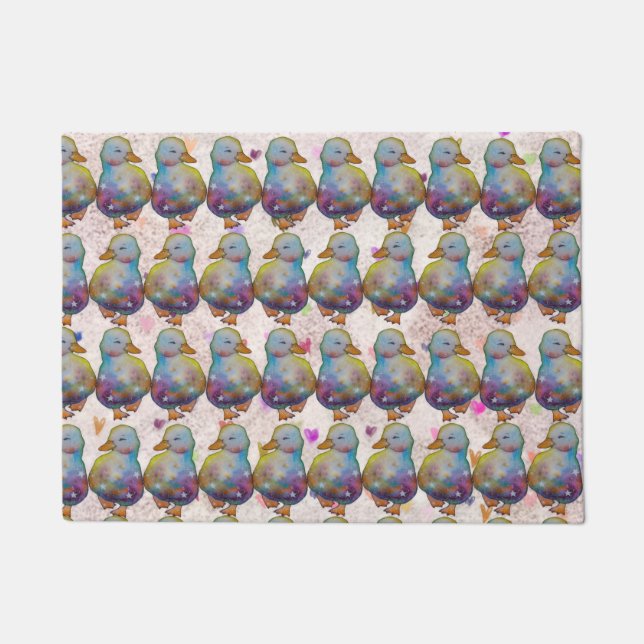 Felpudo Duck named Rainbow (Anverso)