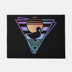 Felpudo Duck Retro 80 EDM Synthwave Gift T-Shirt