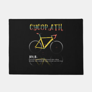 Felpudo Duelo de adicto a la bicicleta por definición