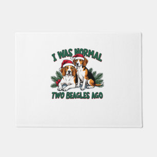 Felpudo Dueño de perro de Beagle Navidades Navidad Navidad