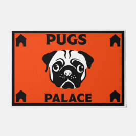 Felpudo Dueños de perros de pug Doormat casero