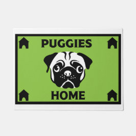 Felpudo Dueños de perros de pug Doormat casero
