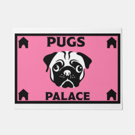 Felpudo Dueños de perros de pug Doormat casero