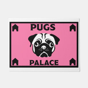 Felpudo Dueños de perros de pug Doormat casero