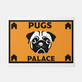 Felpudo Dueños de perros de pug Doormat casero