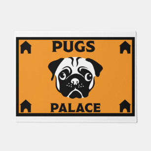 Felpudo Dueños de perros de pug Doormat casero