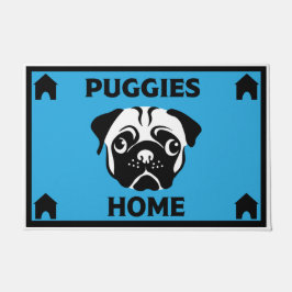 Felpudo Dueños de perros de pug Doormat casero