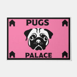 Felpudo Dueños de perros de pug Doormat casero
