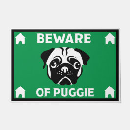 Felpudo Dueños de perros de pug Doormat casero