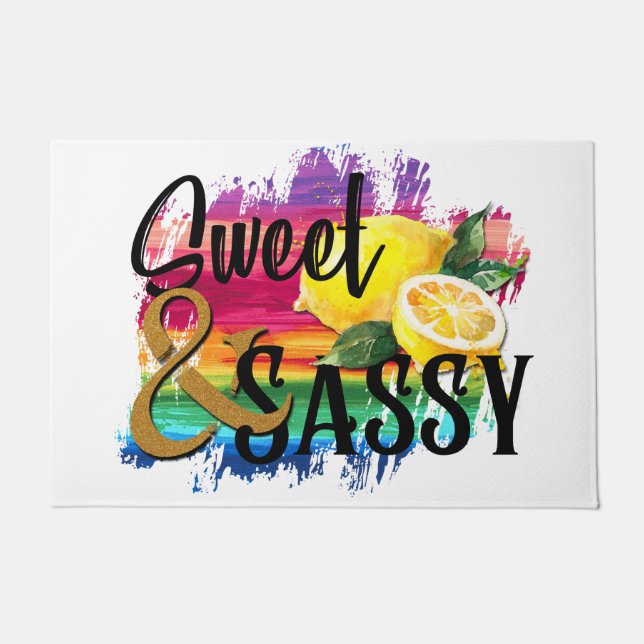 Felpudo Dulce y Sassy (Anverso)