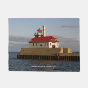 Felpudo Duluth Harbour South Pierhead Light doormat